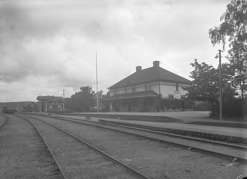 Bofors station 1924. Foto: NBJ-arkivet