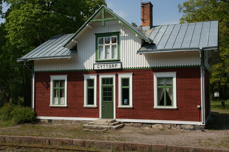 Stationshuset i Gyttorp 2011. Foto: Mats Abramson