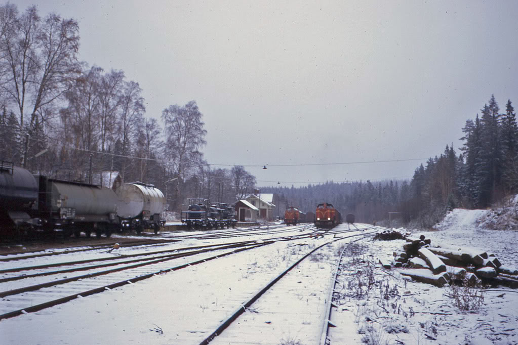 Gyttorps bangård 1970. Foto: Björn Malmer