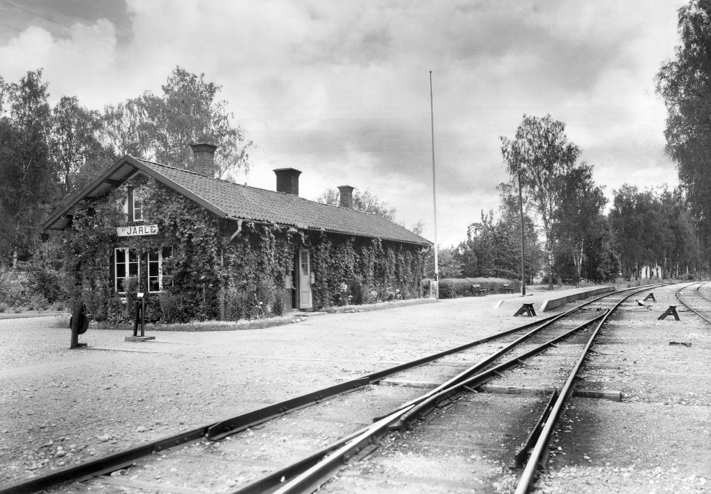 Järle station år 1938. Foto: Örebro Statsarkiv