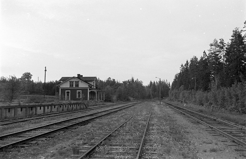 Kortfors station år 1979. Foto: Stefan Olsson