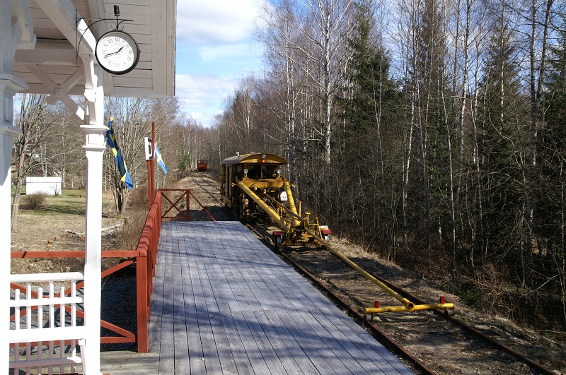 Spårriktaren i Nya Viker i april 2008. Foto: Mats Abramson