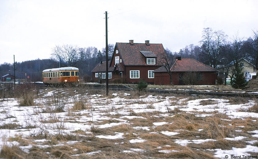 SJ Y7 1220 i Rångedala 1985. Foto: Bernt Talbrant