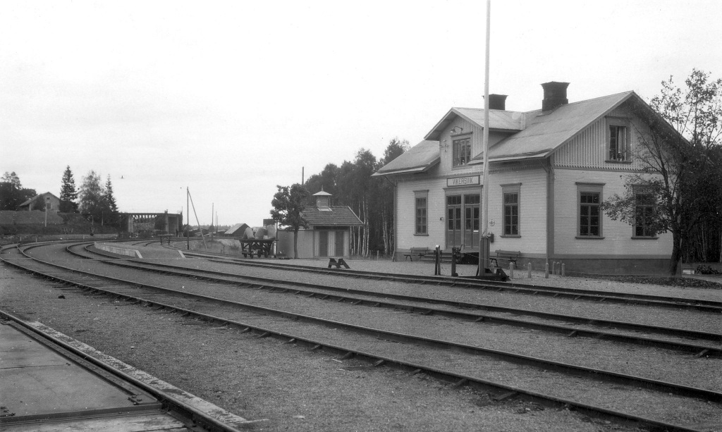 Vikersvik station 1934. Foto: Örebro länsmuseum