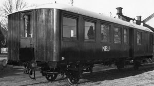 NBJ BCF 28 i Nora efter renoveringen 1983. Foto: NBVJ-arkivet