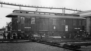 SJ DF5 2954 vid leveransen 1932. Foto: Järnvägsmuseum