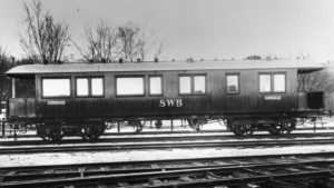 SWB Ao1 20 vid leveransen 1920. Foto: Järnvägsmuseum
