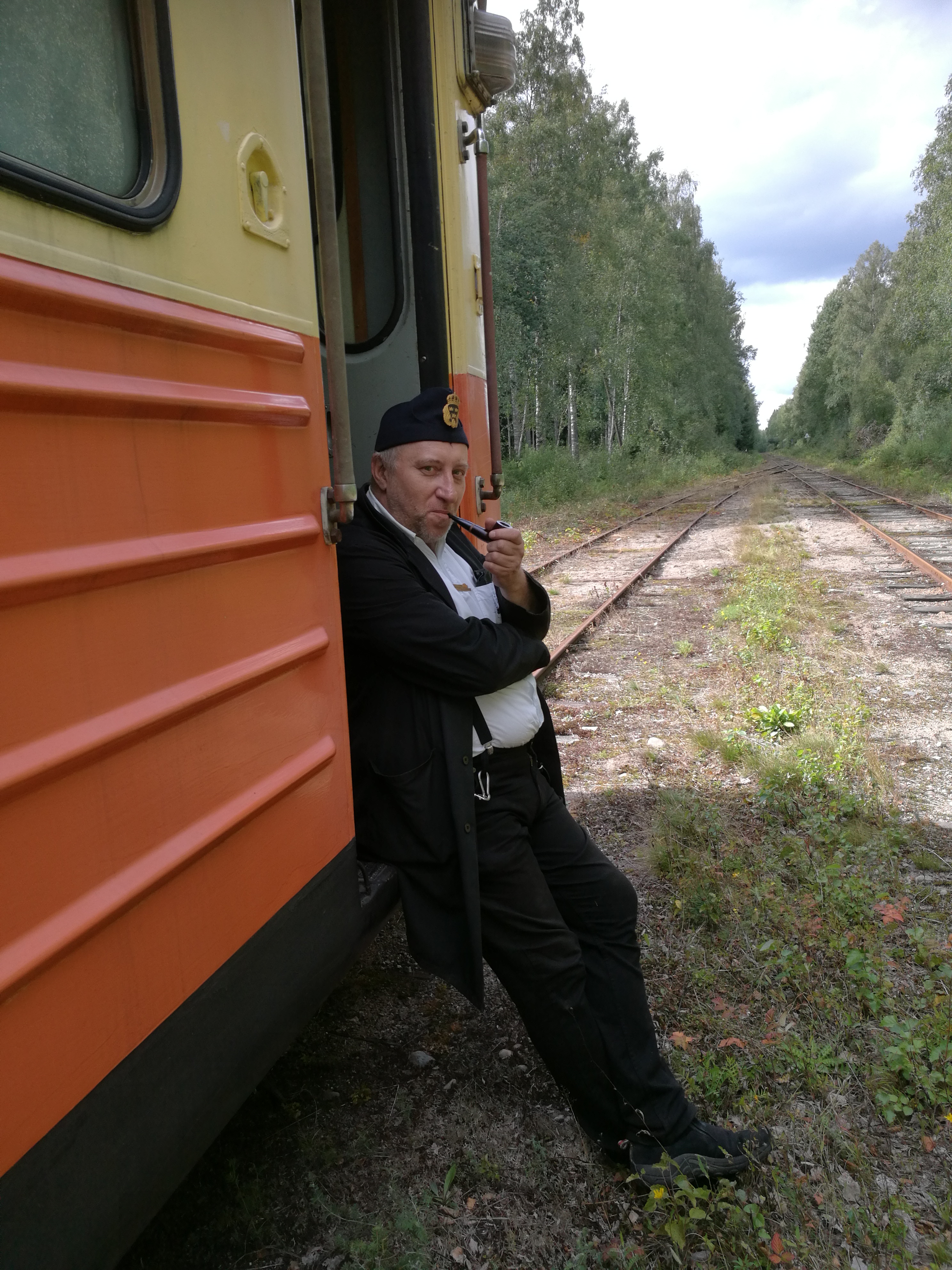 Tony, rälsbussförare . Foto Johnny Sörman